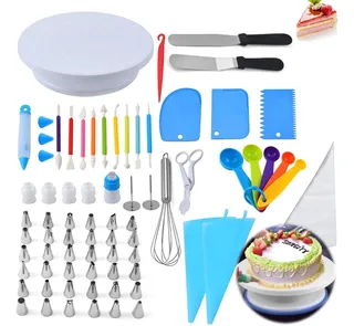 Kit de reposteria y pasteleria de66 pzs